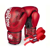 Боксерские перчатки Phantom Muay Thai Red (бинты в подарок)