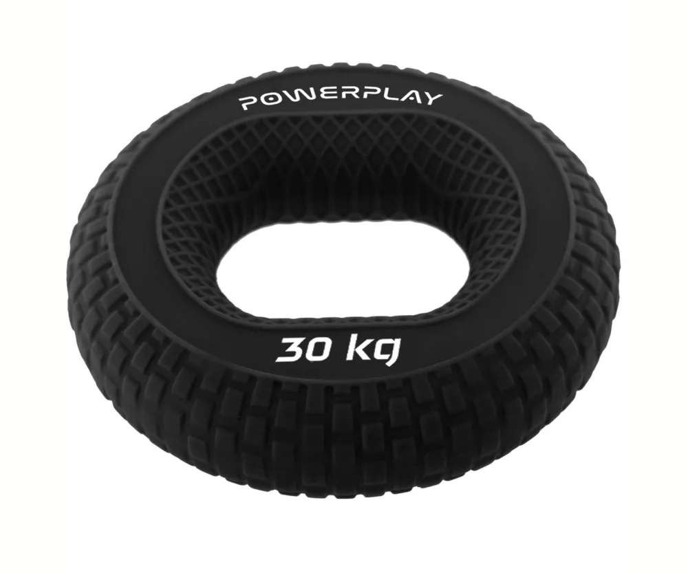Еспандер кистьовий силіконовий PowerPlay PP-4333 Hand Grip Hard 30 кг. Чорний