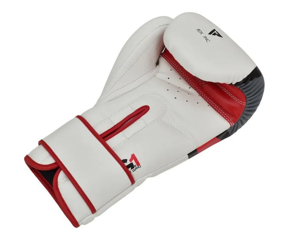 Боксерские перчатки RDX F7 Ego Red (капа в комплекте)