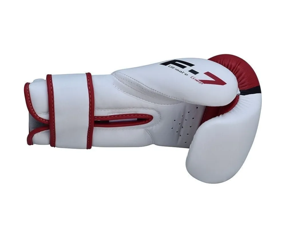 Боксерские перчатки RDX F7 Ego Red (капа в комплекте)