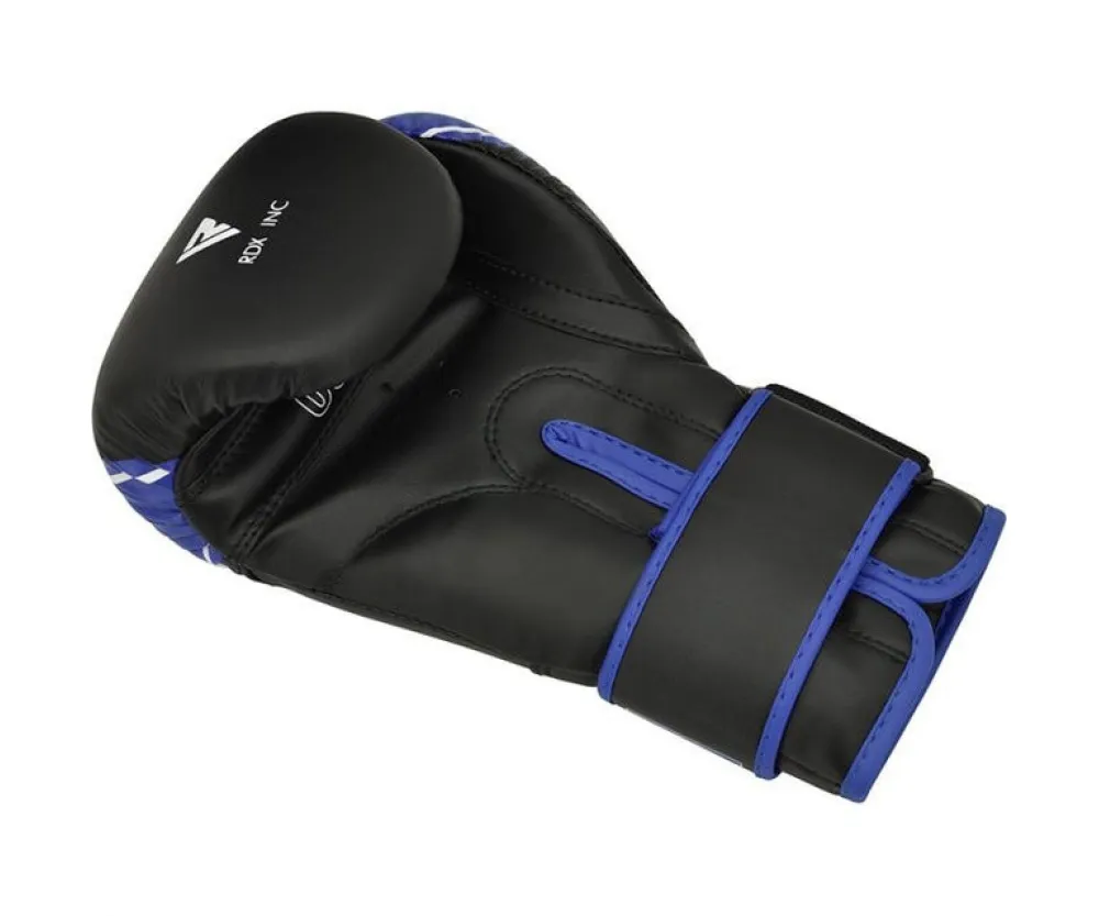 Боксерські рукавиці RDX 4B Robo Kids Blue/Black  (капа в комплекті)