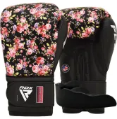 Боксерские перчатки RDX FL-5 BLACK- (капа в комплекте)