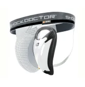 Защита паха Shock Doctor Supporter with Protective Cup - White, S