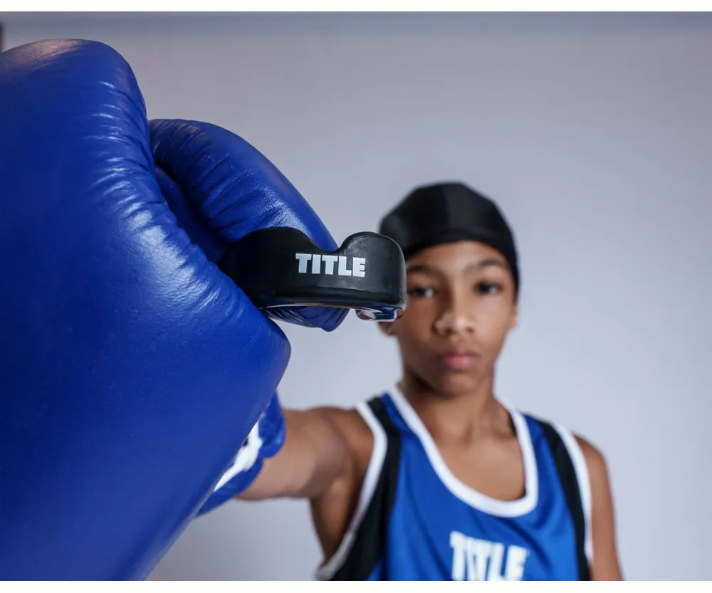 Капа TITLE Boxing Super Shield X2 доросла (вік 11+) Black