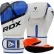 Боксерские перчатки RDX F7 Ego Blue (капа в комплекте)