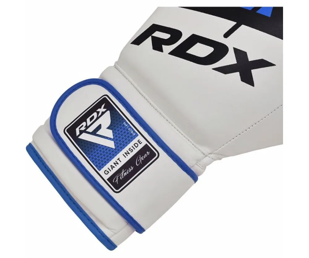 Боксерские перчатки RDX F7 Ego Blue (капа в комплекте)