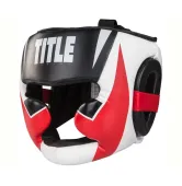 Боксерський шолом TITLE MMA Command Full Black/Red/White L