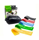 Резинки для фітнесу PowerPlay 4113 Mini Power Band Set набір із 5 шт.  (від 1 до 20 кг)