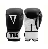 Боксерські рукавиці TITLE Premier Leather Black/White XL 16 oz