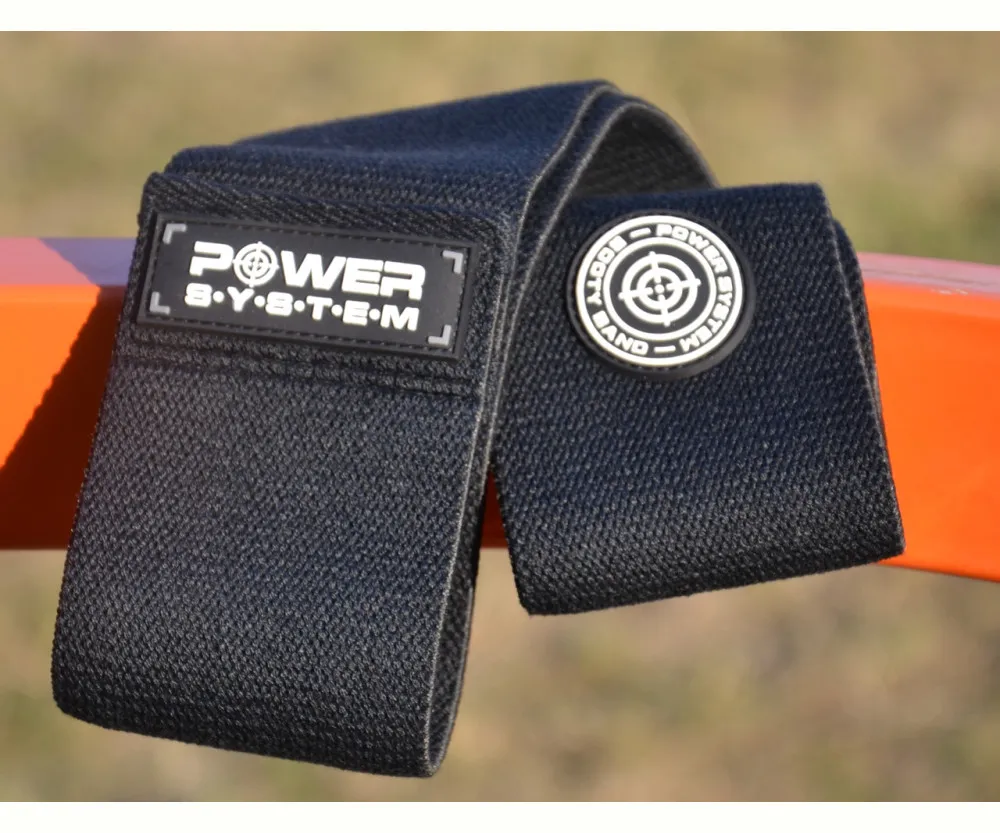 Тканевая резинка для фитнеса и спорта Power System PS-4093 Booty Band LVL 3 Black/Grey (d_94 см. 6-12кг.)