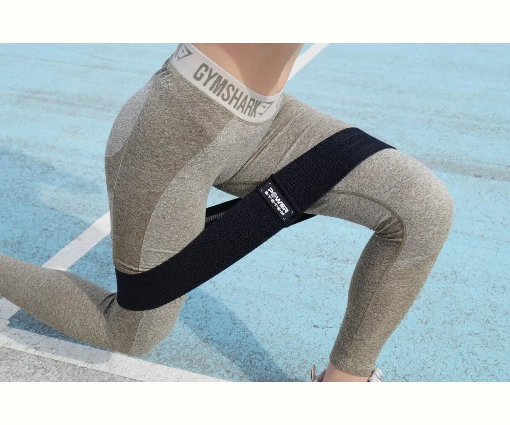 Тканевая резинка для фитнеса и спорта Power System PS-4093 Booty Band LVL 3 Black/Grey (d_94 см. 6-12кг.)