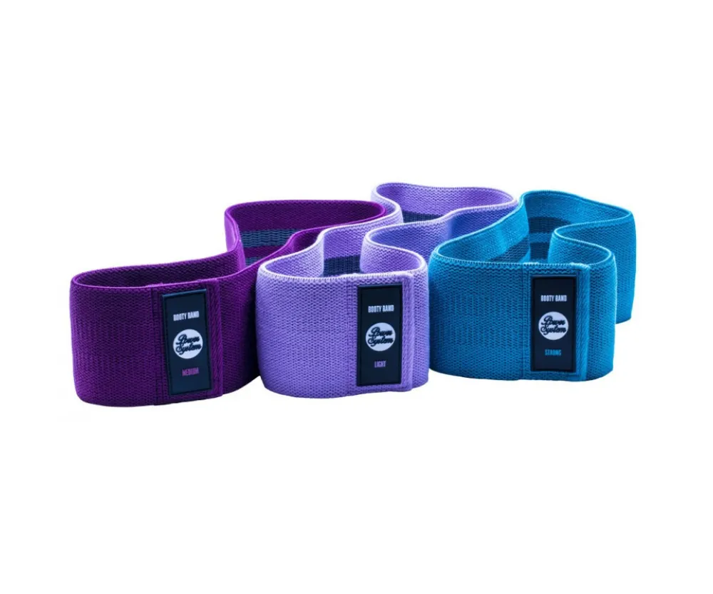 Набор тканевых резинок для фитнеса и спорта Power System PS-4097 Booty Band Set 3шт.