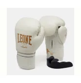 Боксерські рукавиці Leone GN059W White/Gold  (капу в комплекті)