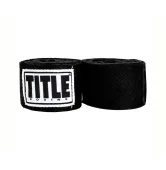 Бинти для боксу TITLE Boxing Traditional Weave 180" Black (4.5м.)