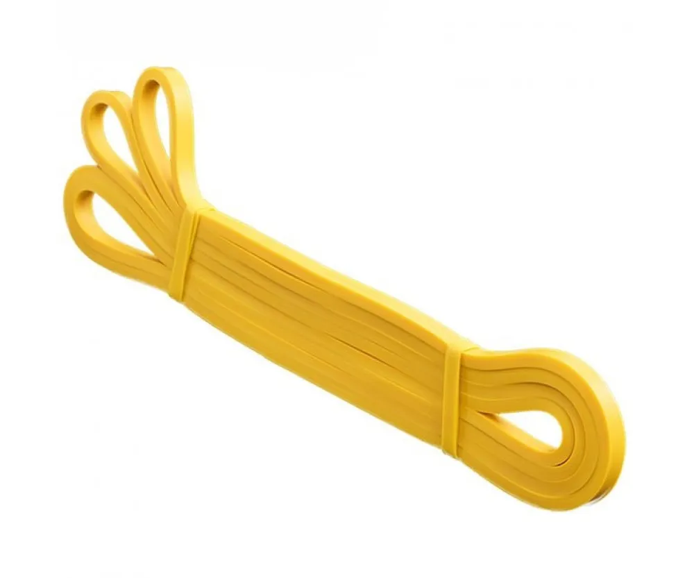 Эспандер-петля (резинка для фитнеса и кроссфита) PowerPlay 4115 Power Band Light Желтая (5-14kg)