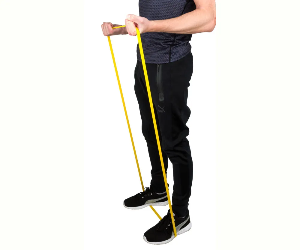 Эспандер-петля (резинка для фитнеса и кроссфита) PowerPlay 4115 Power Band Light Желтая (5-14kg)