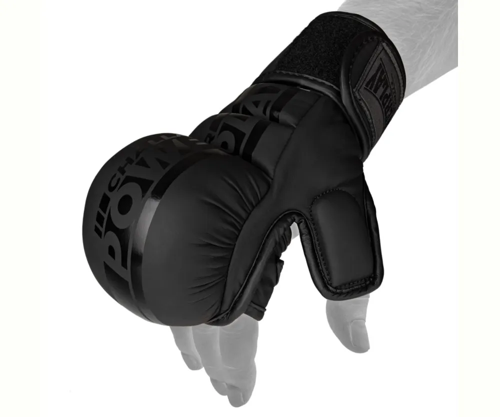 Рукавиці для MMA PowerPlay PP_3033 Ultra Matt Чорні