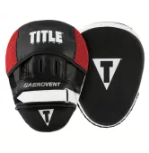 Лапи боксерські TITLE Boxing Aerovent Excel Incredi-Mitts 2.0 Black/Red/White