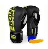 Боксерські рукавиці Phantom APEX Elastic Neon Black/Yellow