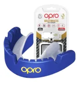 Капа OPRO Gold Braces під брекети доросла (вік 11+) Dark Blue/Pearl (art.102506002)