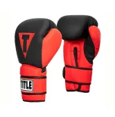 Боксерські рукавиці TITLE Boxing Guts and Glory Black/Red XL 16oz