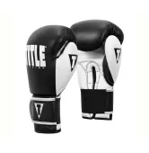 Боксерські рукавиці TITLE Boxing Dynamic Strike Black/White 12 oz