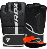 Перчатки для ММА RDX F6 KARA Matte White M (капа в комплекте)
