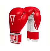 Боксерські рукавиці TITLE Classic Pro Style 3.0 Red/White 12 oz