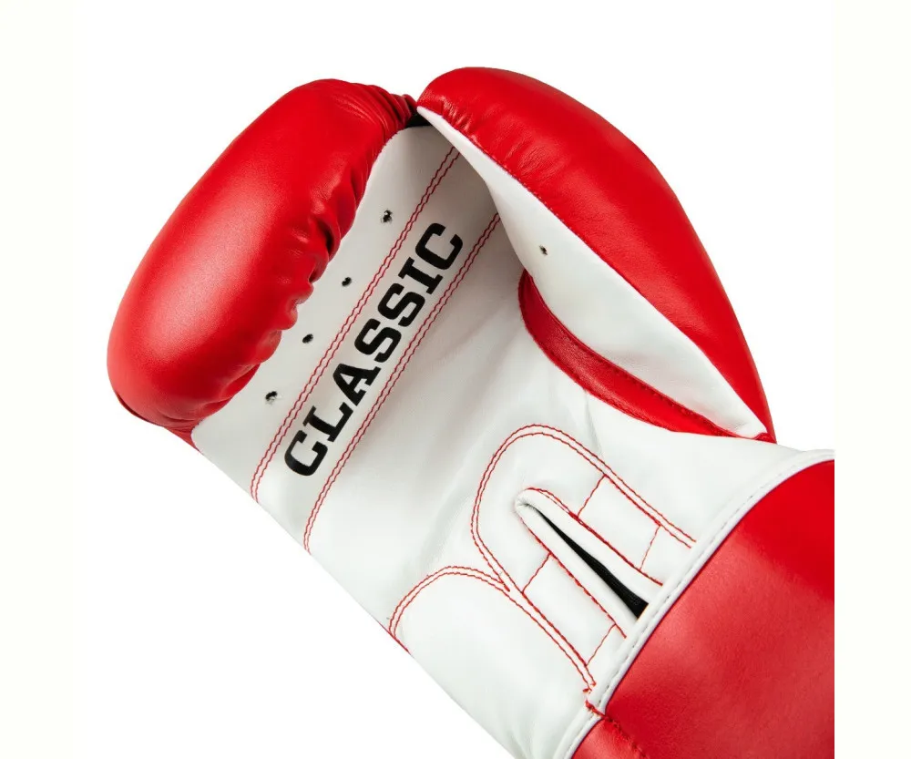 Боксерские перчатки TITLE Classic Pro Style 3.0 Red/White 12 oz