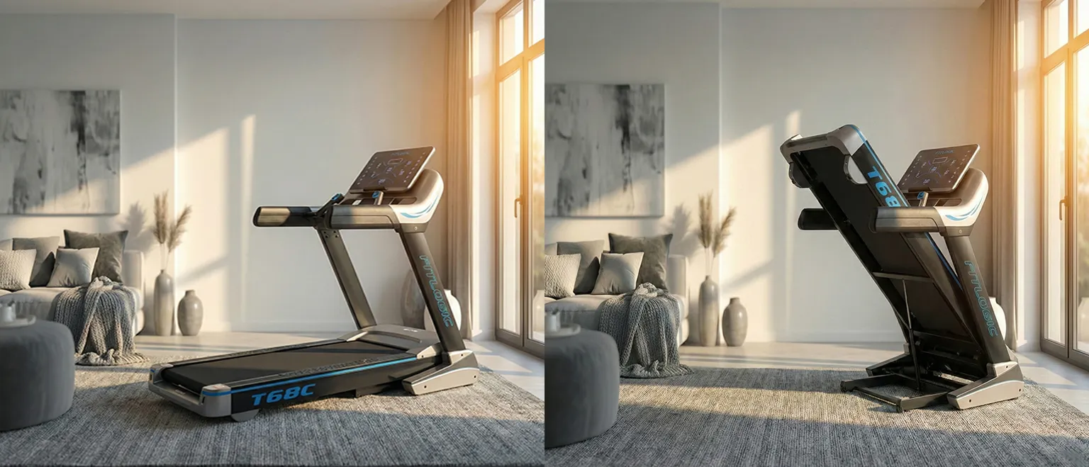 FitLogic T68C у складеному та робочому стані